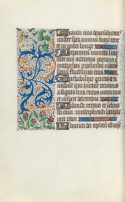 Rouen Kullanım Saatleri Kitabı: fol. 136v, c. 1470. by Master of the Geneva Latini