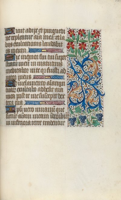 Rouen Kullanım Saatleri Kitabı: fol. 138r, c. 1470. by Master of the Geneva Latini