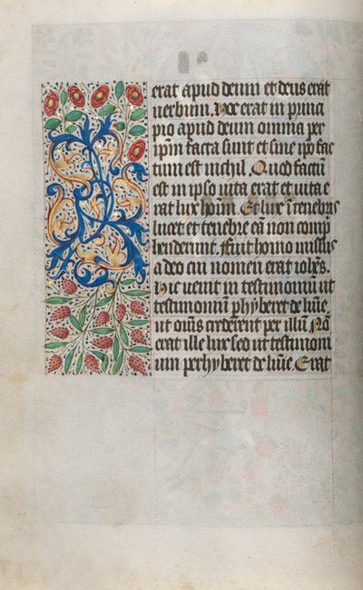 Rouen Kullanım Saatleri Kitabı: fol. 13v, c. 1470. by Master of the Geneva Latini