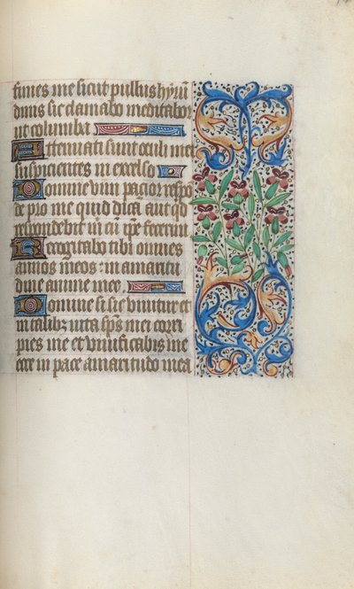 Rouen Kullanım Saatleri Kitabı: fol. 140r, c. 1470. by Master of the Geneva Latini