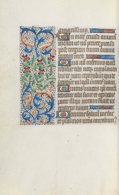 Rouen Kullanım Saatleri Kitabı: fol. 140v, c. 1470. by Master of the Geneva Latini