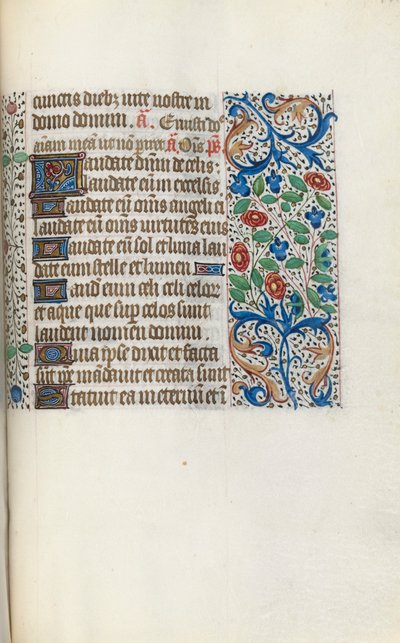 Rouen Kullanım Saatleri Kitabı: fol. 141r, c. 1470. by Master of the Geneva Latini