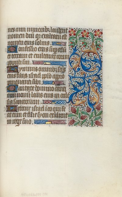 Rouen Kullanım Saatleri Kitabı: fol. 142r, c. 1470. by Master of the Geneva Latini