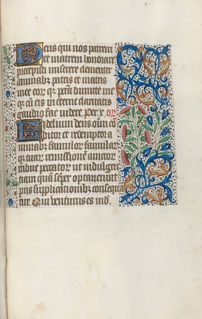 Rouen Kullanım Saatleri Kitabı: fol. 146r, c. 1470. by Master of the Geneva Latini