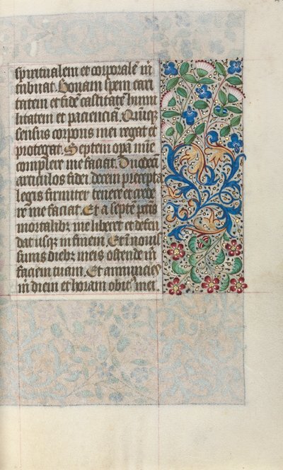 Rouen Kullanım Saatleri Kitabı: fol. 22r, c. 1470. by Master of the Geneva Latini
