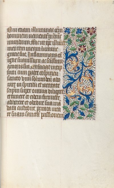 Rouen Kullanım Saatleri Kitabı: fol. 26r, c. 1470. by Master of the Geneva Latini