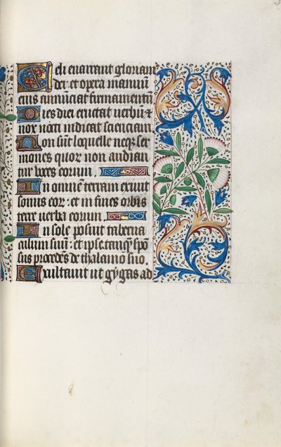 Rouen Kullanım Saatleri Kitabı: fol. 32r, c. 1470. by Master of the Geneva Latini