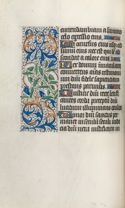 Rouen Kullanım Saatleri Kitabı: fol. 32v, c. 1470. by Master of the Geneva Latini