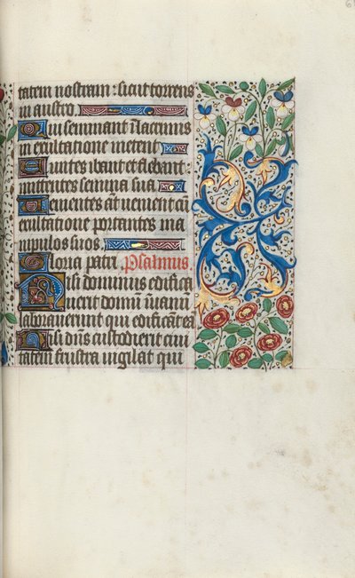 Rouen Kullanım Saatleri Kitabı: fol. 68r, c. 1470. by Master of the Geneva Latini