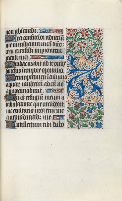 Rouen Kullanım Saatleri Kitabı: fol. 82r, c. 1470. by Master of the Geneva Latini