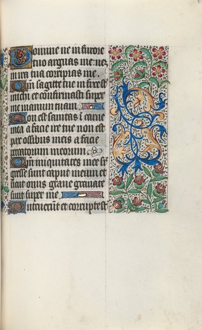 Rouen Kullanım Saatleri Kitabı: fol. 83r, c. 1470. by Master of the Geneva Latini