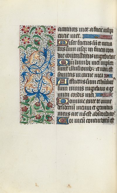 Rouen Kullanım Saatleri Kitabı: fol. 83v, c. 1470. by Master of the Geneva Latini