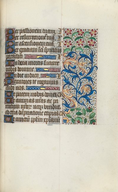 Rouen Kullanım Saatleri Kitabı: fol. 95r, c. 1470. by Master of the Geneva Latini