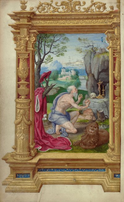 Aziz Jerome by Master of the Getty Epistles