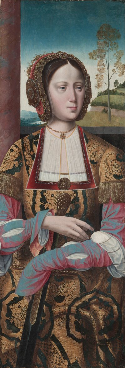 Aziz Catherine, c. 1520. by Master of the Holy Blood