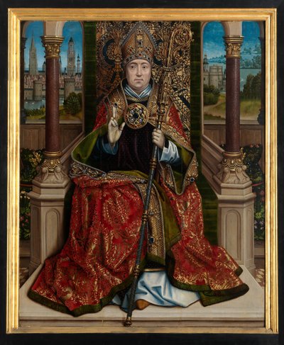 Saint Nicholas Altarpiece'in orta paneli, c.1486-93 (panel üzerine yağlı boya) by Master of The Legend of St. Lucy