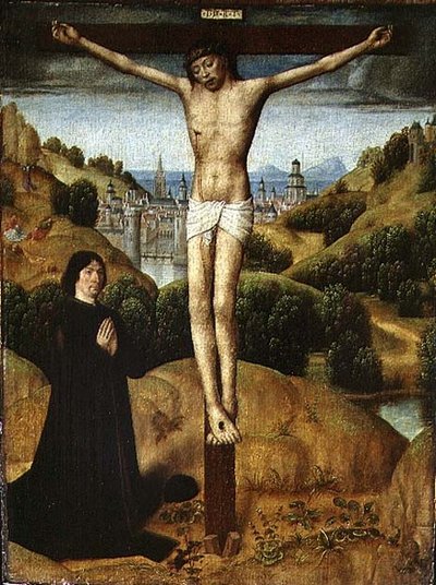 Bir Donörle Haç Üzerinde İsa, 1480