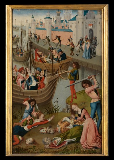 Aziz Ursula Efsanesinden Panel by Master of the Legend of St. Ursula