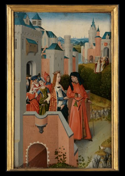 Aziz Ursula Efsanesinden Panel by Master of the Legend of St. Ursula