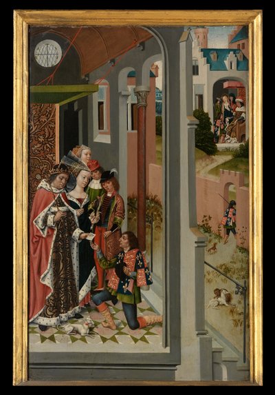 Aziz Ursula Efsanesinden Panel by Master of the Legend of St. Ursula