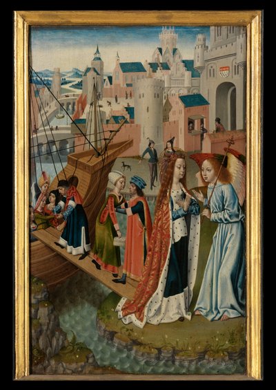 Aziz Ursula Efsanesinden Panel by Master of the Legend of St. Ursula