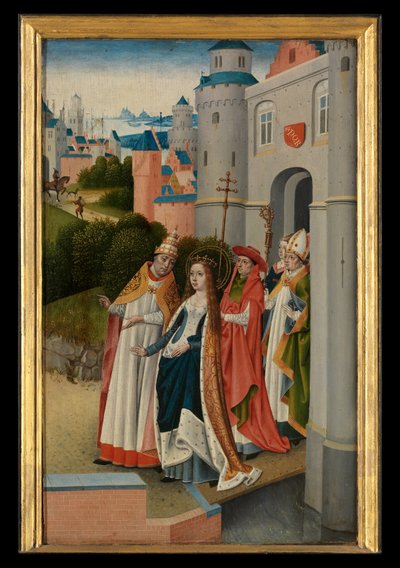 Aziz Ursula Efsanesinden Panel by Master of the Legend of St. Ursula