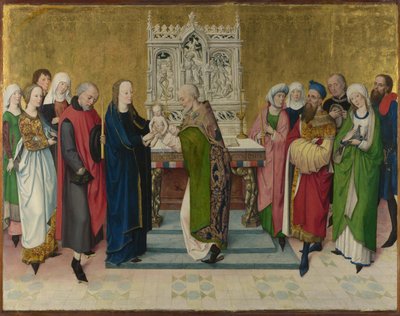 Tapınaktaki Sunum, yaklaşık 1470 by Master of the Life of the Virgin
