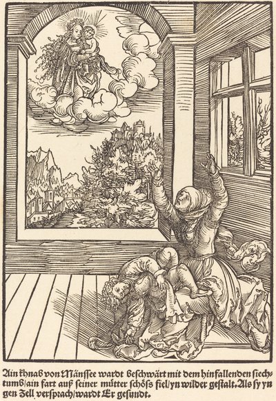 Ain khnab von Mansee wardt .. by Master of the Miracles of Mariazell