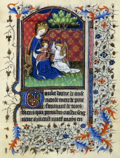 Taçlı Bakire, c.1430-1440 by Master of the Munich Golden Legend