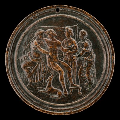 Meleager ve Atalante, 15. yüzyılın dördüncü çeyreği. by Master of the Orpheus Legend