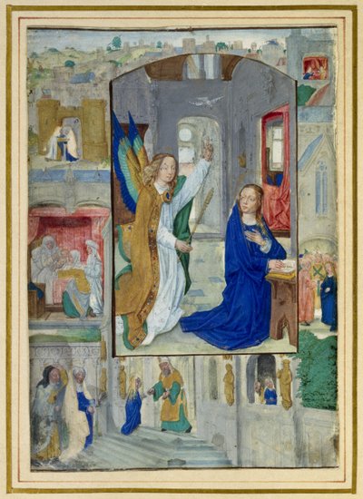 ಅನನ್ಸಿಯೇಷನ್, ಅವರ್ಸ್ ಟರ್ಕ್ ಪುಸ್ತಕದಿಂದ by Master of the Prayerbook