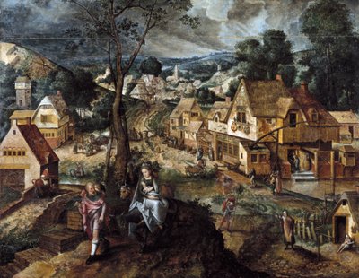 Mısır'a Uçuş by Master of the Prodigal Son