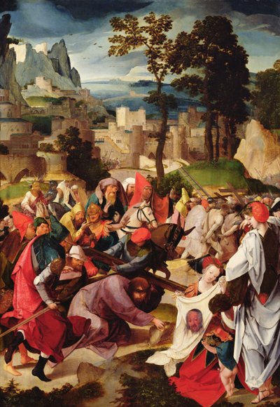 Haçın Taşınması by Master of the Repudiation of Hagar