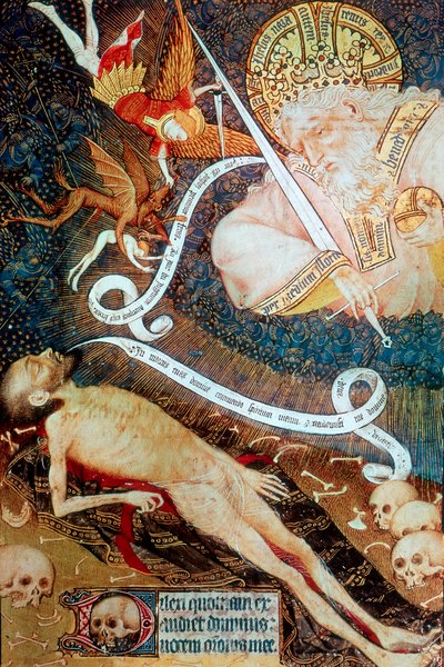 Ölüm Yargısı, 15. yüzyılın başlarında by Master of the Rohan Hours