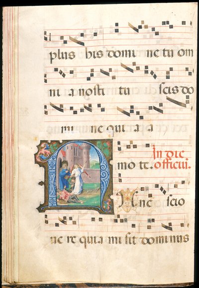 Aziz Peter hapishaneden kurtarıldı, f.58v, 15. yüzyılın sonlarından kademeli olarak (mürekkep, tempera ve parşömen üzerine altın varak) by Master of the Saluces Hours (attr. to)