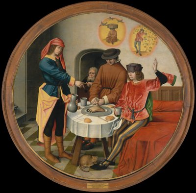 Joseph, Mahkum Arkadaşlarının Rüyalarını Yorumluyor. by Master of the Story of Joseph