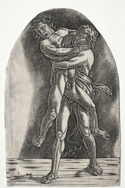 Herkül ve Anteus by Master of the Year 1515