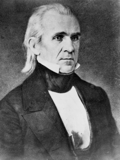 James Polk, 1849 by Mathew B. Brady