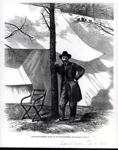 Korgeneral Ulysses S. Grant, Karargahında, 