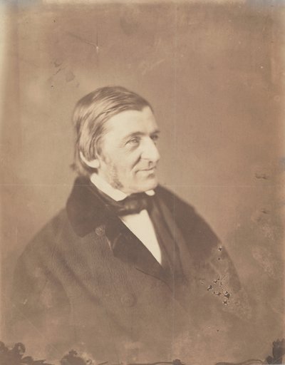 Ralph Waldo Emerson, yak. 1856. by Mathew Brady