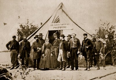 Postane, Potomac Ordusu Karargahı, 1861-65 by Mathew B. Brady