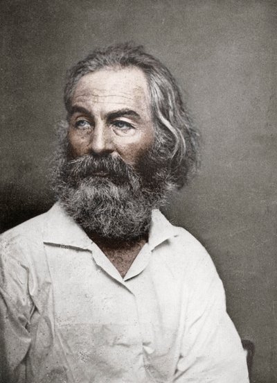 Walt Whitman, Amerikalı şair, c1880