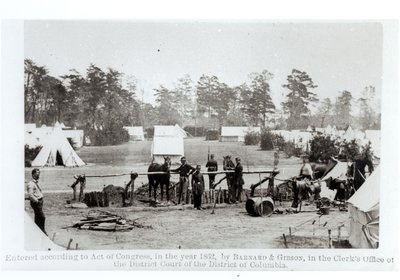 Yankee Karargahı, kamp Whinfield, 3 Mayıs 1862 by Mathew B. Brady