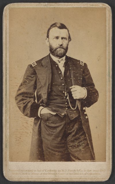 Tümgeneral Ulysses S. Grant, Federal Ordu subayı by Mathew and studio Brady