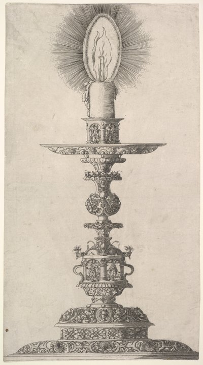 Yanan Mumlu Şamdan: Insigne Ac Plane Novum Opus Craterographicum, Ein n..., 1551. by Mathias Zundt