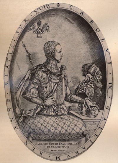 Charles IX, Fransa Kralı, 1568 1894 by Mathias Zundt