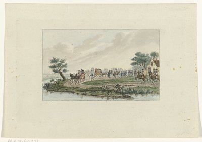 Prensesin Goejanverwellesluis'de tutuklanması, 1787 by Mathias de Sallieth