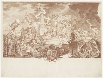 Gerçek Vatanseverlik Üzerine Alegori, 1788 by Mathias de Sallieth
