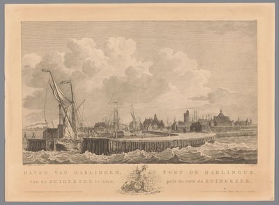 Harlingen Limanı Görmek için Zuiderzee