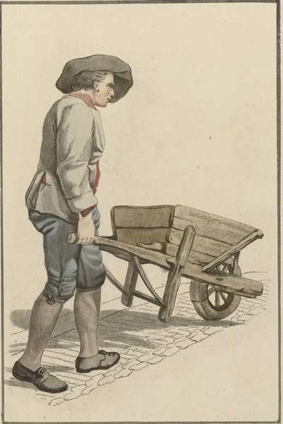 El arabası olan adam by Mathias de Sallieth